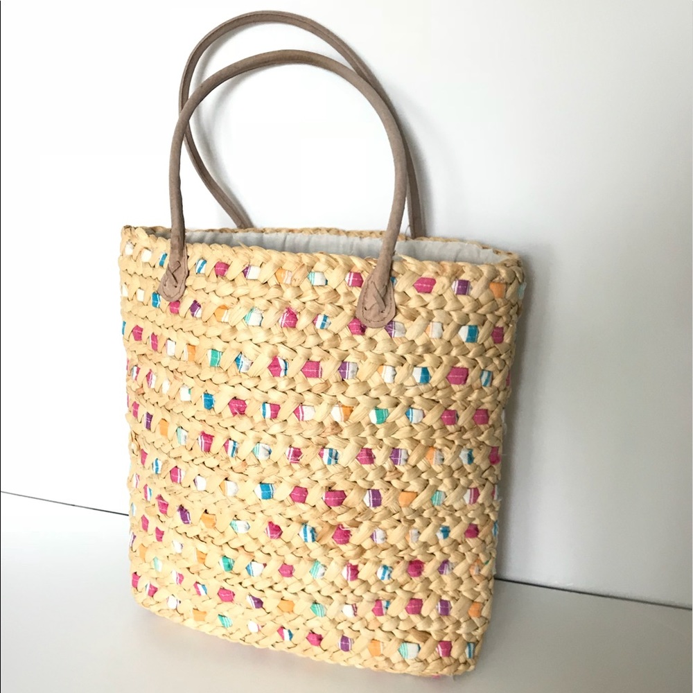 Cute Straw Tote Bag